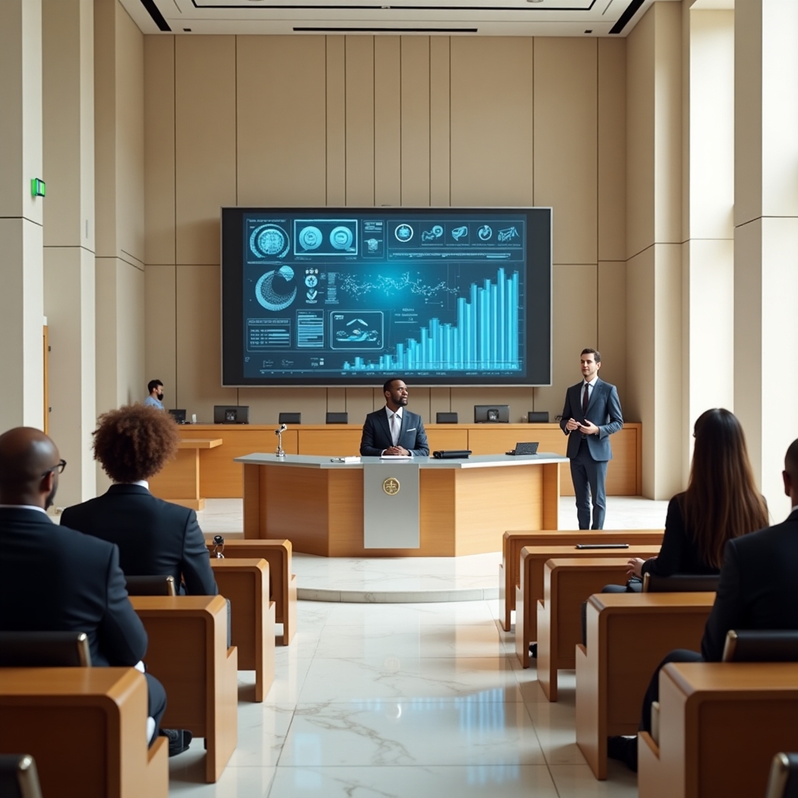 AI-Powered Courtroom Monitoring System